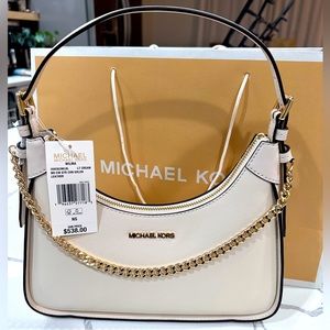 Michael Kors Wilma cream shoulder bag